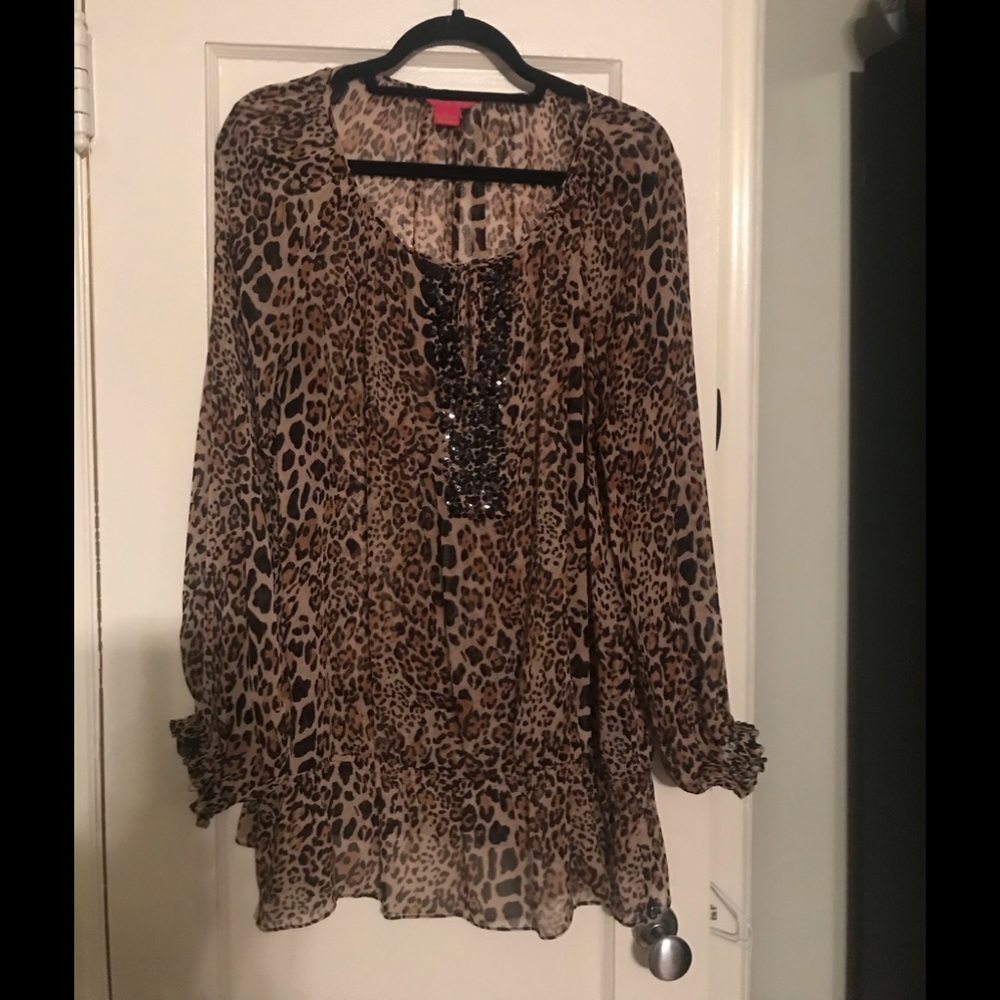Leopard blouse